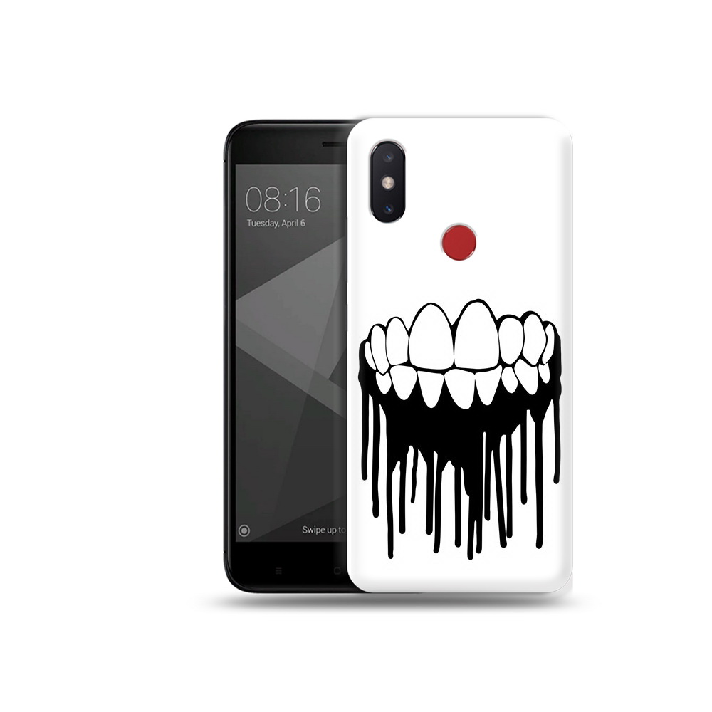 

Чехол MyPads Tocco для Xiaomi Mi 8 SE зубы (PT113500.331.372), Прозрачный, Tocco