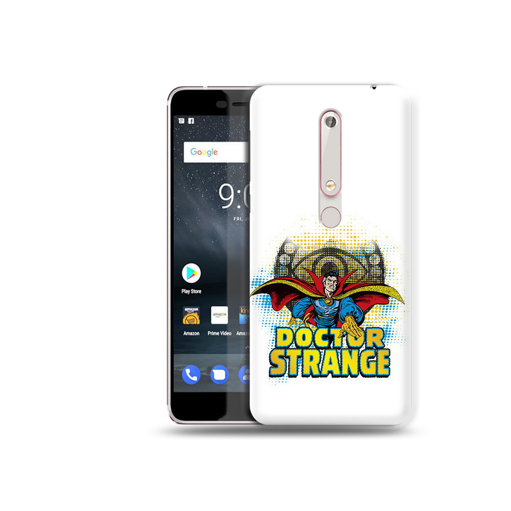 

Чехол MyPads Tocco для Nokia 6 доктор стренж рисунок, Прозрачный, Tocco