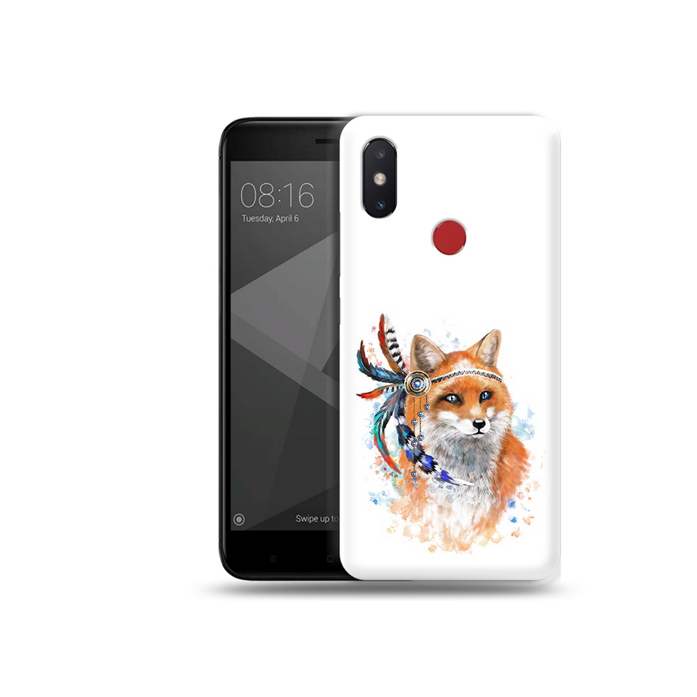 

Чехол MyPads Tocco для Xiaomi Mi 8 SE инду лиса (PT113500.331.377), Прозрачный, Tocco
