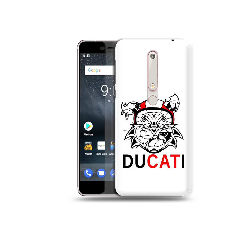 

Чехол MyPads Tocco для Nokia 6 дукати, Прозрачный, Tocco