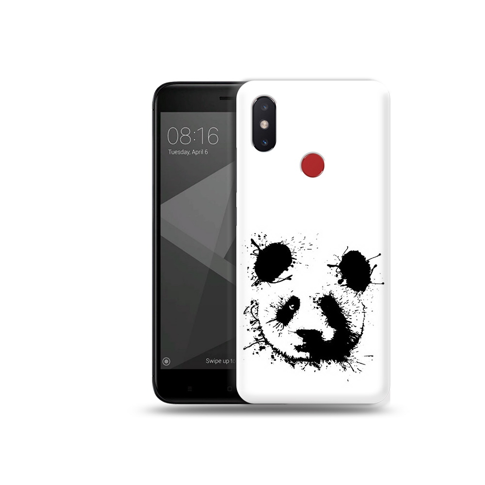

Чехол MyPads Tocco для Xiaomi Mi 8 SE клякса-панда (PT113500.331.389), Прозрачный, Tocco