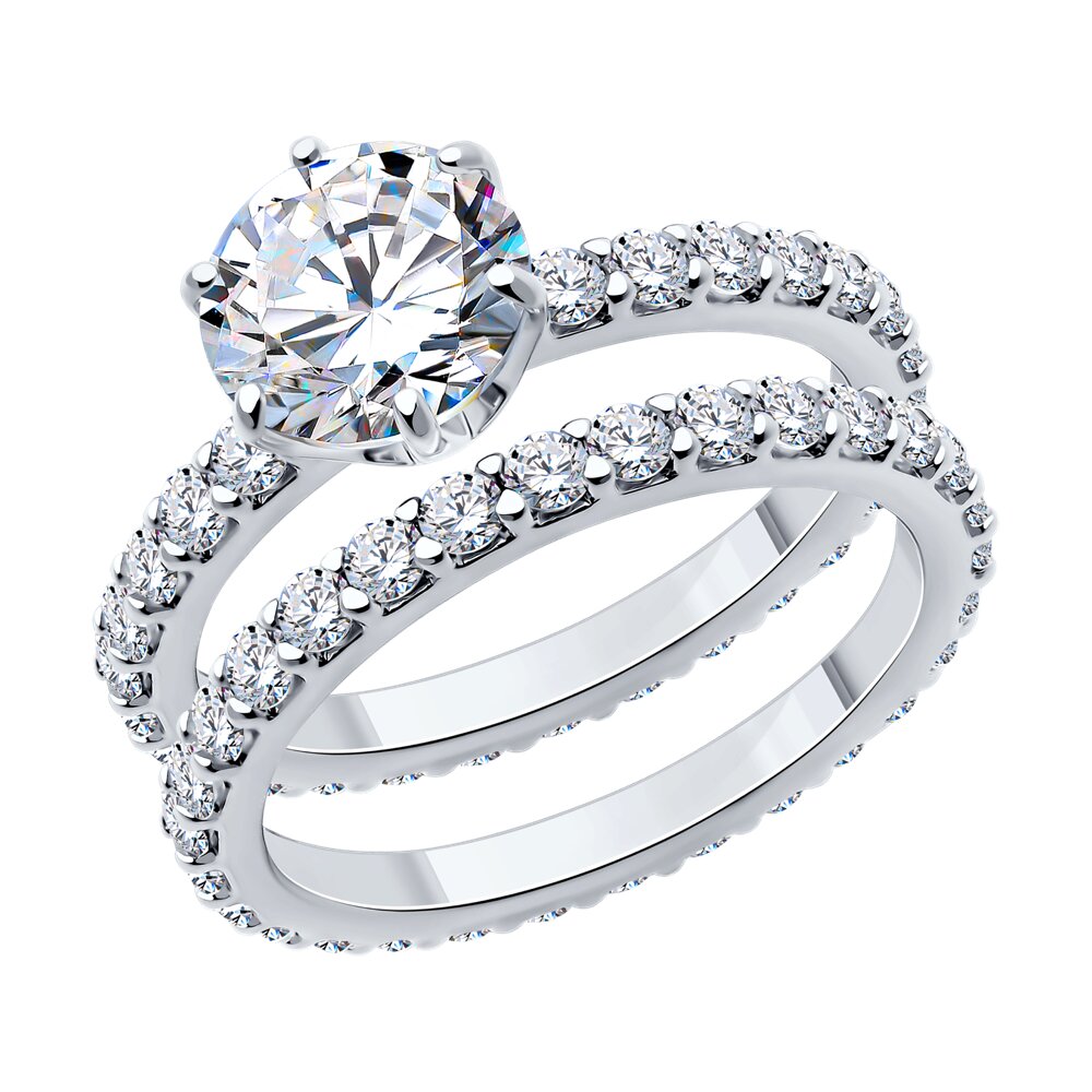 

Кольцо из серебра р. , SOKOLOV 89010137, фианит Swarovski, 89010137