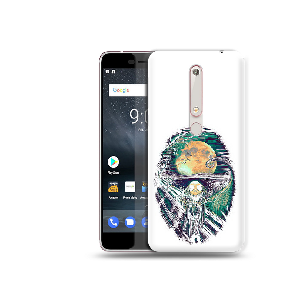 

Чехол MyPads Tocco для Nokia 6 зубастое существо абстракция, Прозрачный, Tocco
