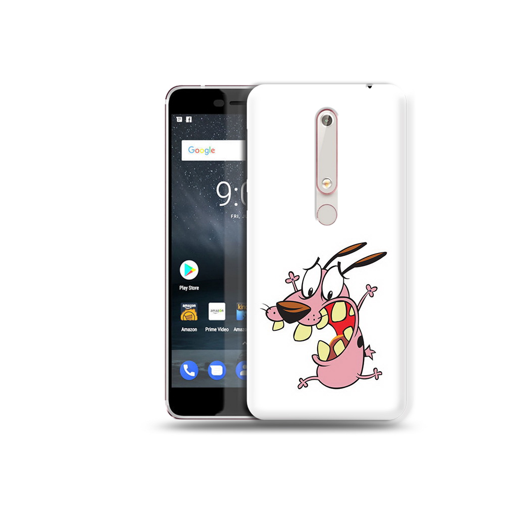 

Чехол MyPads Tocco для Nokia 6 зубастый бобик, Прозрачный, Tocco