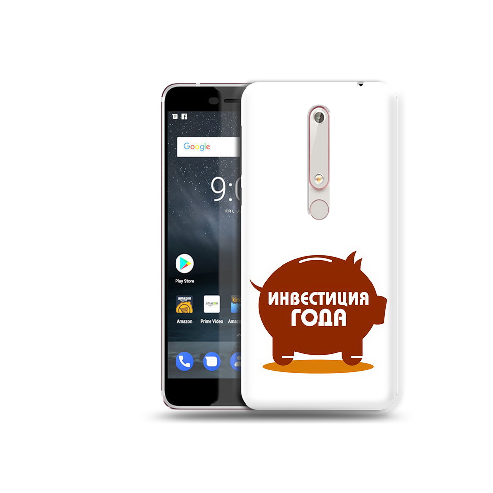 

Чехол MyPads Tocco для Nokia 6 инвестиция, Прозрачный, Tocco