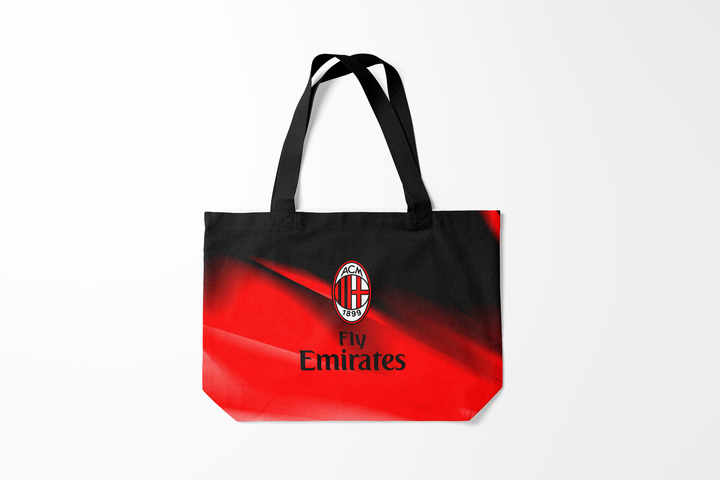 

Сумка шoппер унисекс Burnettie Milan Милан, красный; черный, Milan Милан