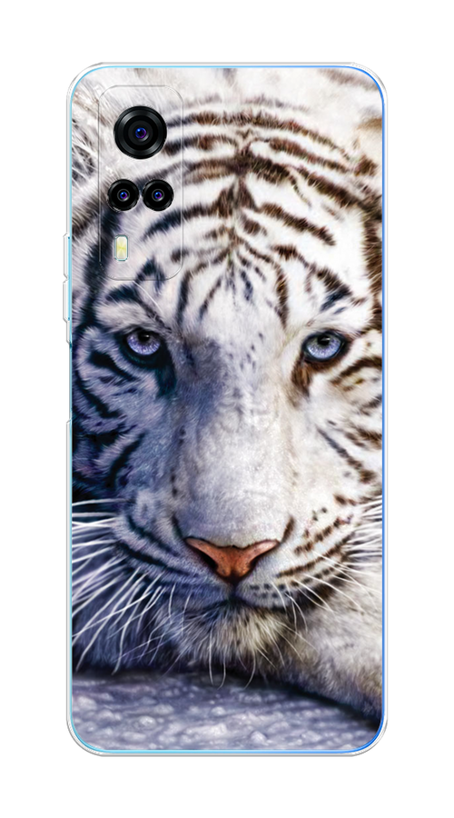 

Чехол на Vivo Y31 "Бенгальский тигр", Коричневый;белый, 263750-1