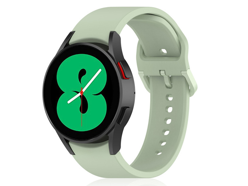 

Ремешок DF для Samsung Galaxy Watch 4 / 5 Silicone Light Green sClassicband-04, Зеленый