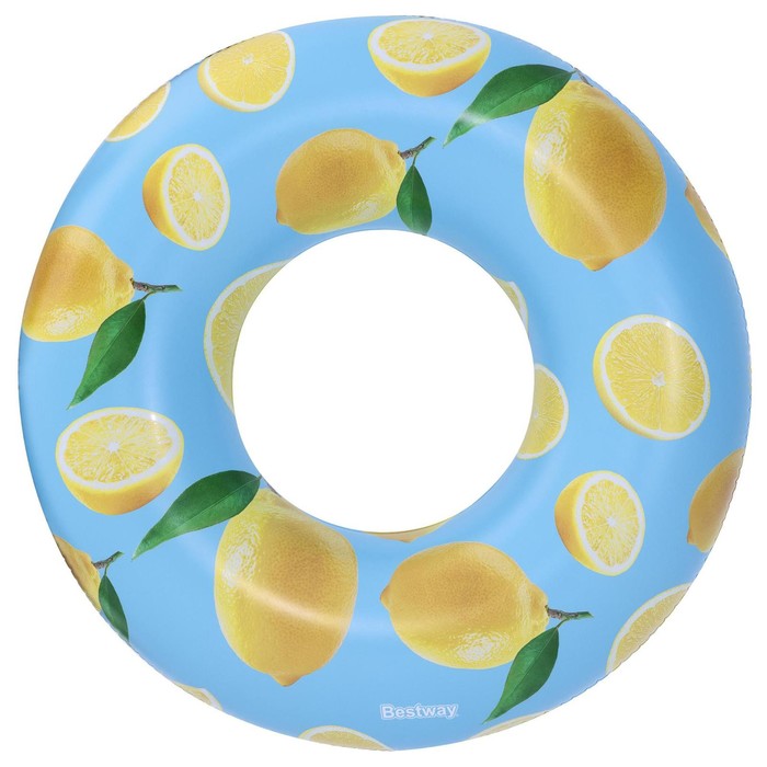 Круг для плавания Bestway 119 см, с запахом лимона, 36229, 5309725 круг для плавания bestway зверюшки с сиденьем 9931477