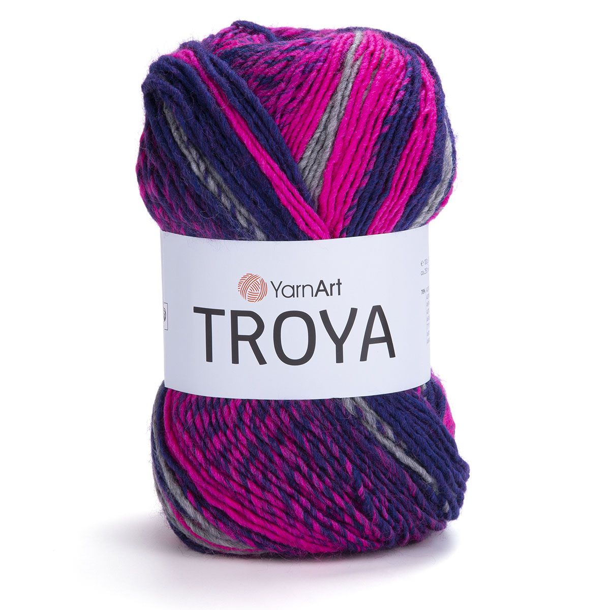

Пряжа YarnArt Troya 100гр 250м (22% шерсть, 78% акрил) 2112 секционный 5 шт, Разноцветный