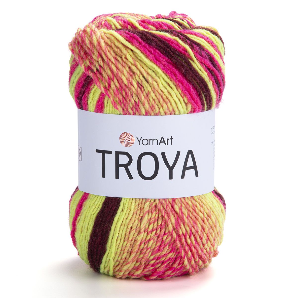 

Пряжа YarnArt Troya 100гр 250м (22% шерсть, 78% акрил) 2118 секционный 5 шт, Разноцветный