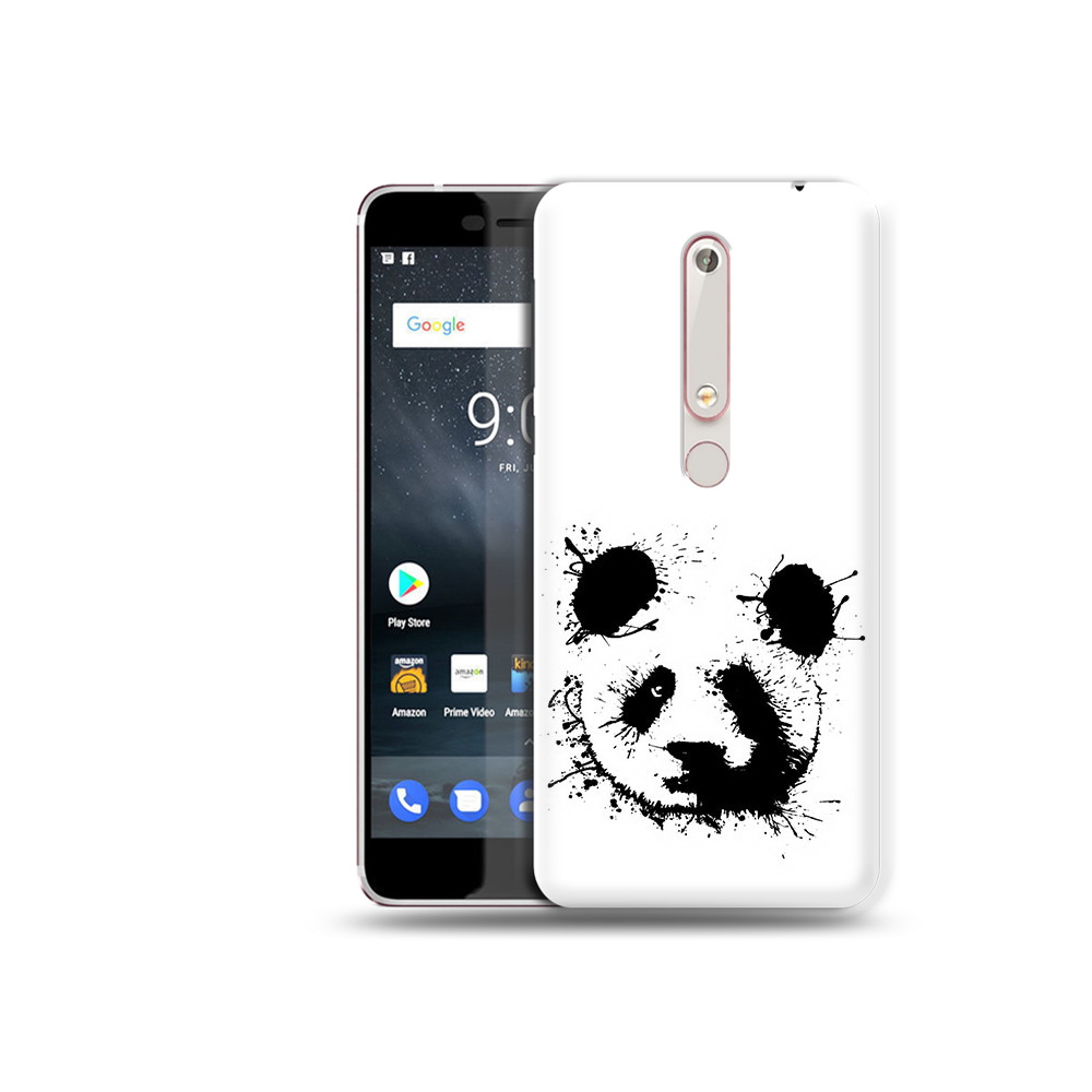 

Чехол MyPads Tocco для Nokia 6 клякса-панда, Прозрачный, Tocco