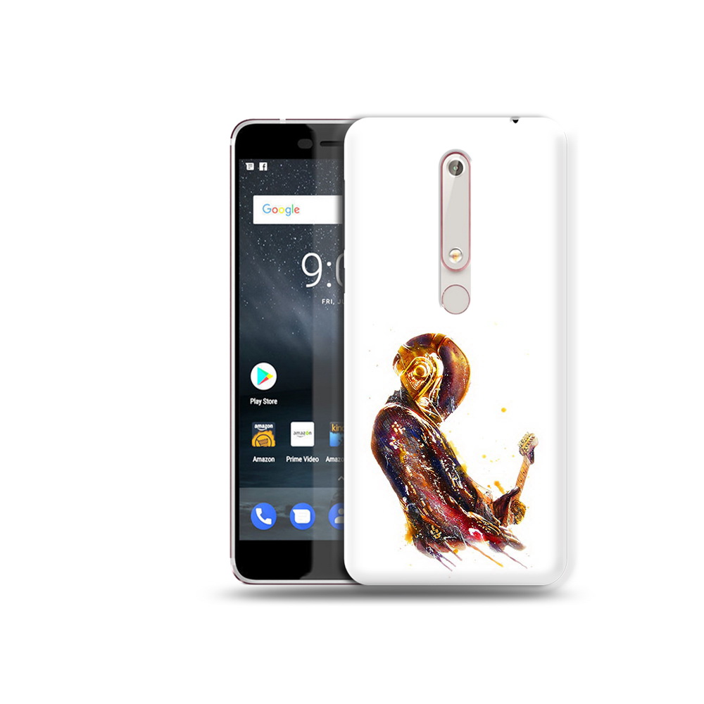 

Чехол MyPads Tocco для Nokia 6 космо-музыкант, Прозрачный, Tocco