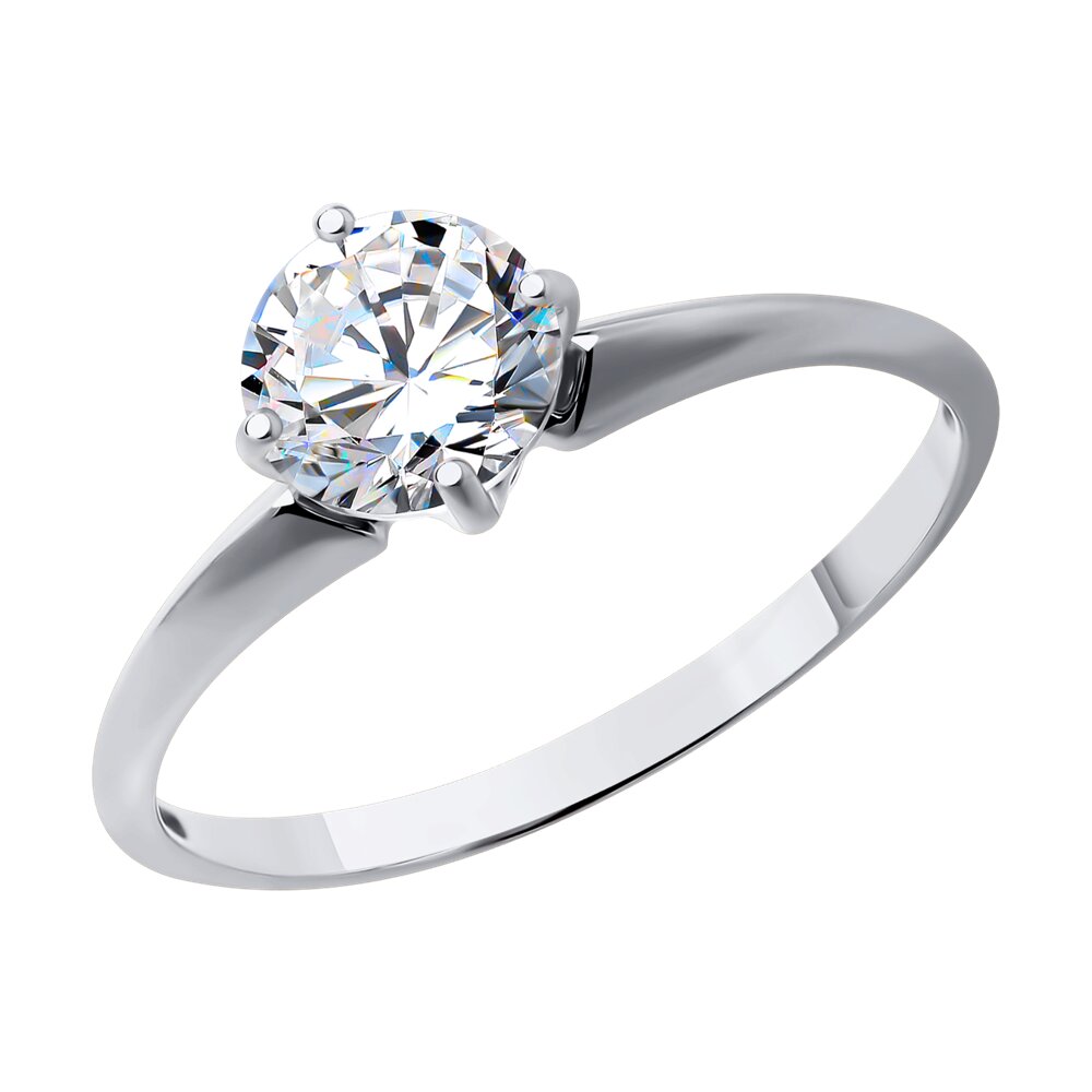 

Кольцо из белого золота р. , Diamant 52-110-01794-1, фианит, 52-110-01794-1