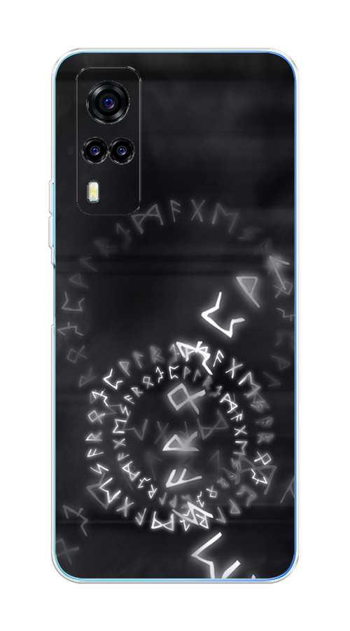 

Чехол на Vivo Y31 "Руны", Серый;черный, 263750-3