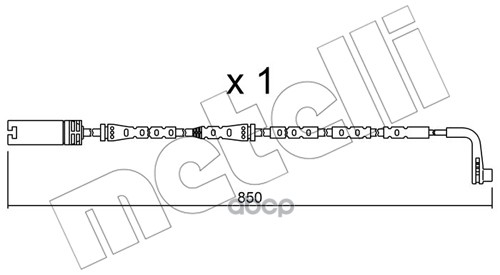Датчик Износа Тормозных Колодок Metelli арт SU259 1050₽