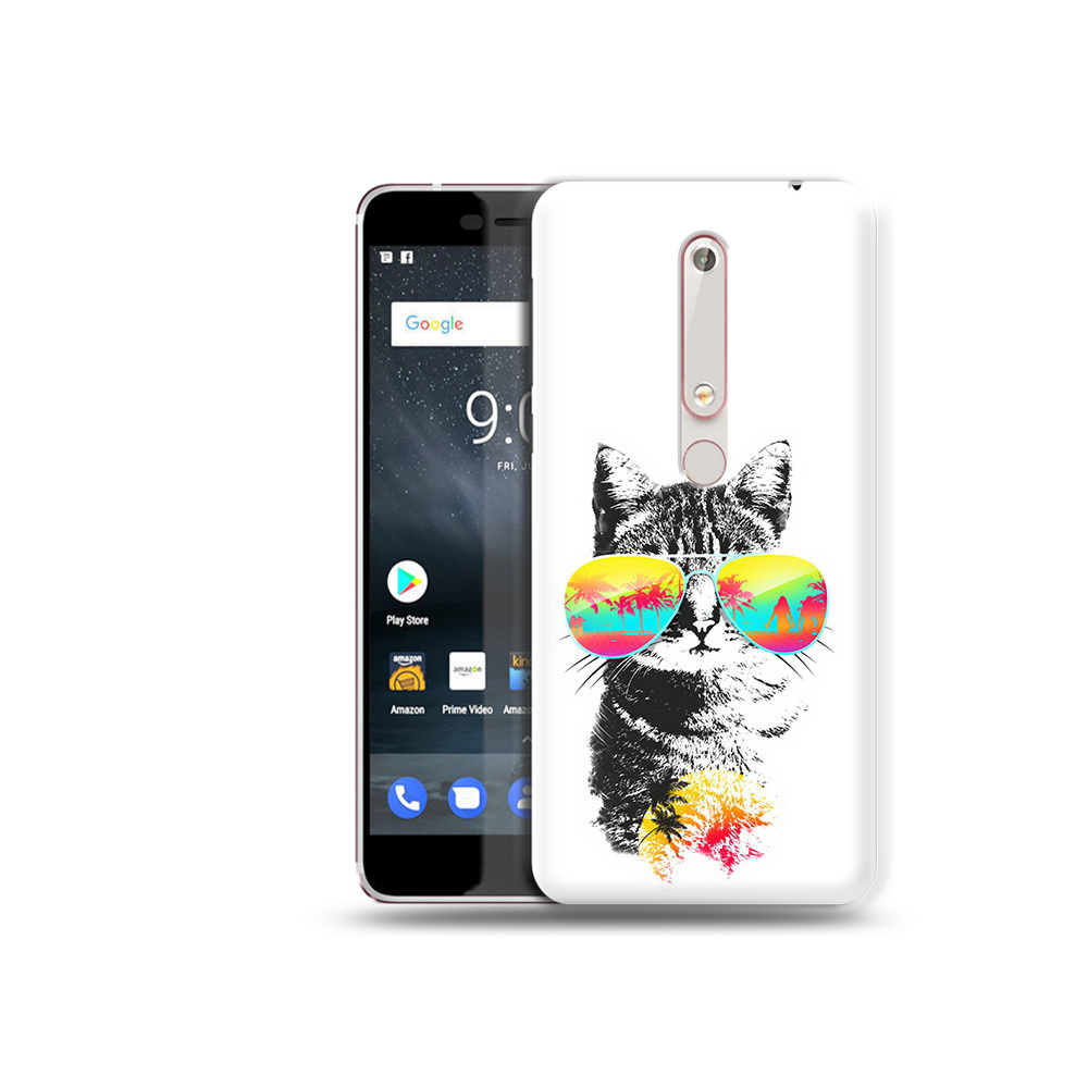 

Чехол MyPads Tocco для Nokia 6 крутой кот, Прозрачный, Tocco