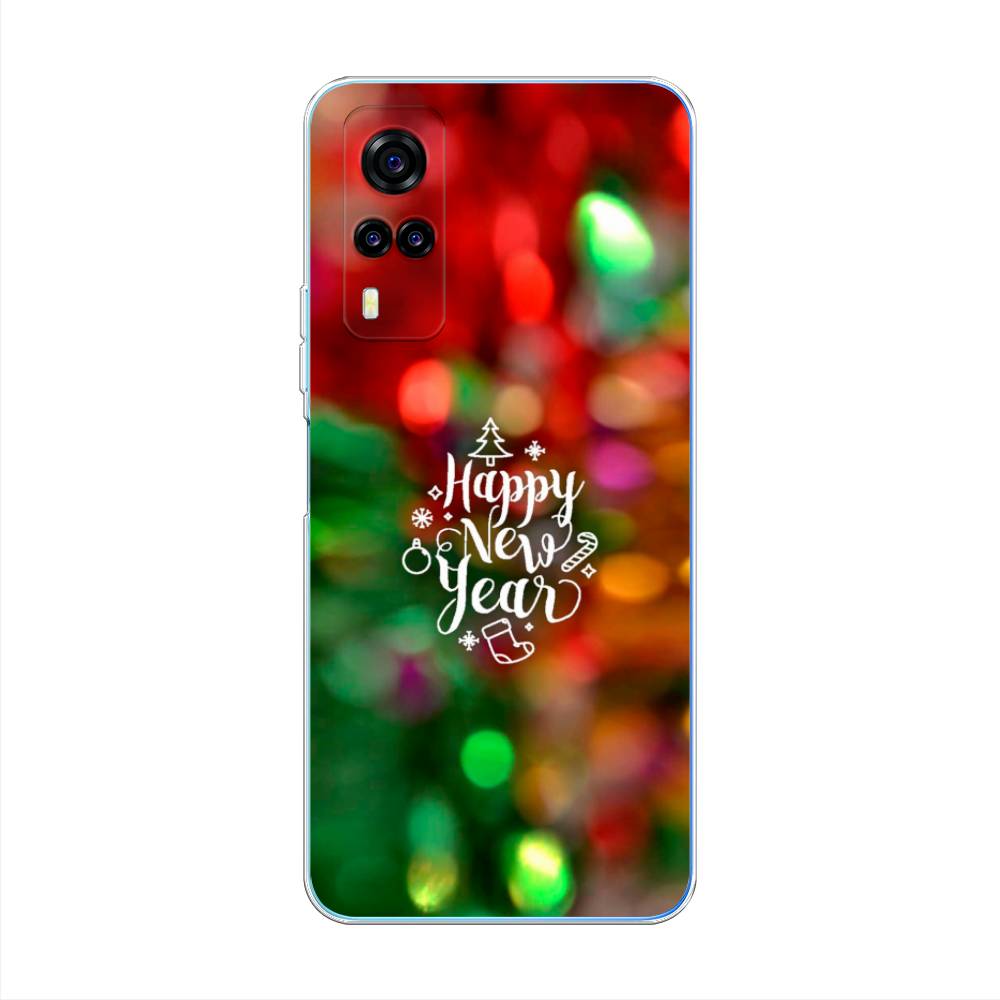 

Чехол на Vivo Y31 "Новый Год на елке", Зеленый;красный;желтый, 263750-5