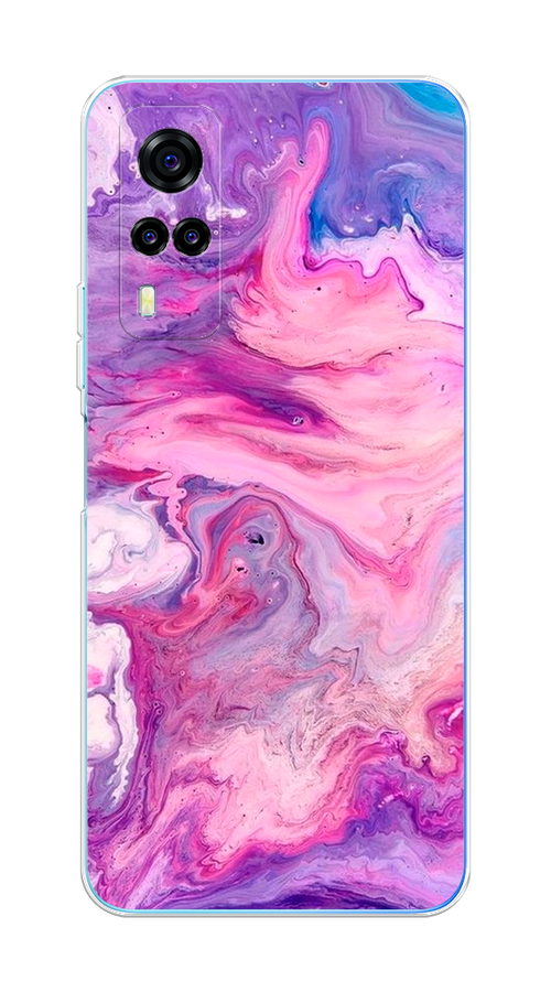 

Чехол на Vivo Y31 "Нежно-розовая абстракция", Розовый, 263750-3