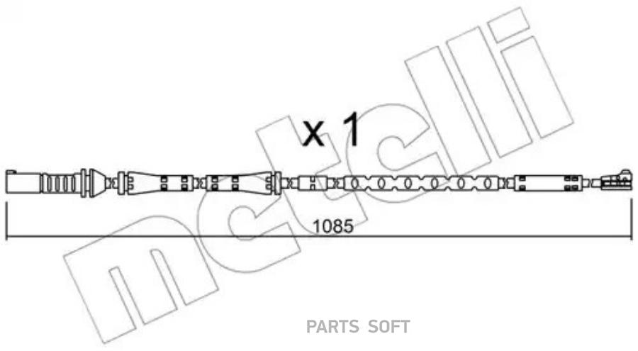 Датчик Износа Тормозных Колодок Metelli арт. SU.284