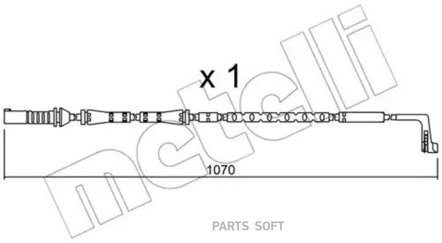 Датчик Износа Тормозных Колодок Metelli арт. SU.285