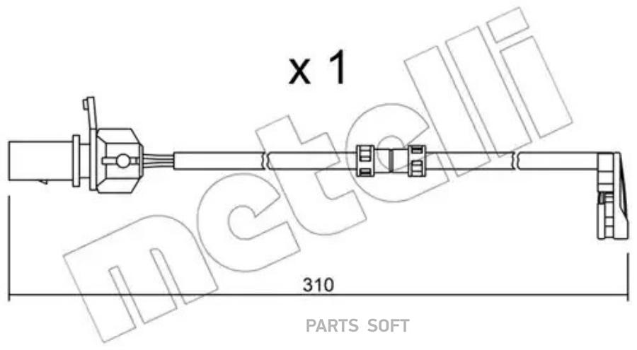 

Датчик Износа Тормозных Колодок Metelli арт. SU.290