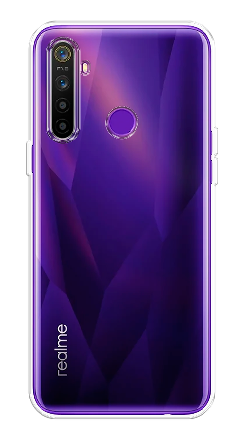 

Чехол Awog на Realme 5 прозрачный, 251550-1