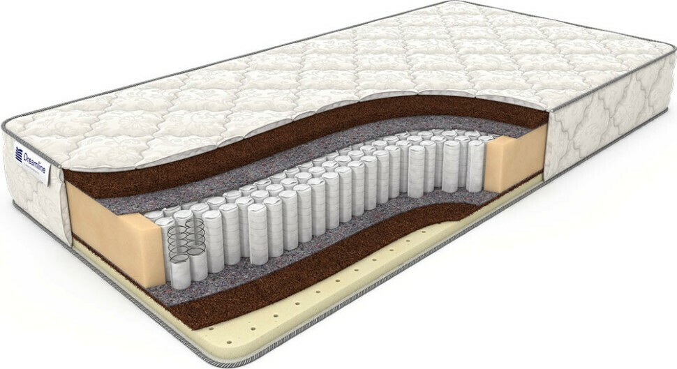 

Матрас Dreamline Comfort Cocos Soft 1000 пружинный 140х200 см, Белый, Comfort Cocos Soft 1000