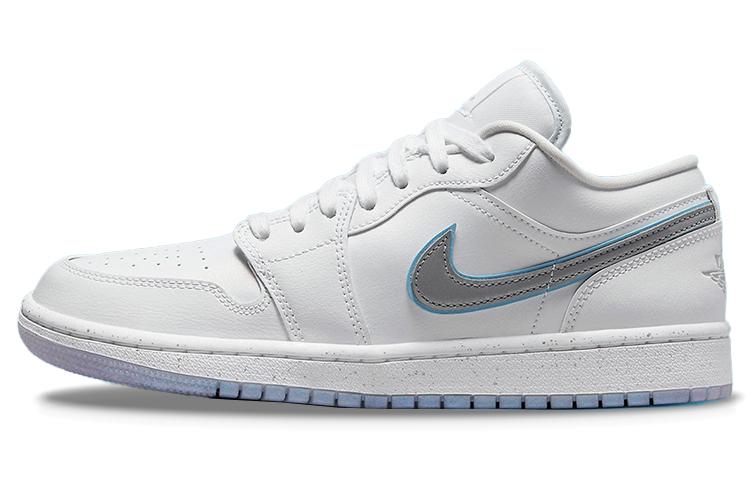 

Кеды унисекс Jordan Air Jordan 1 low se dare to fly Swoosh белые 38.5 EU, Белый, Air Jordan 1 low se dare to fly Swoosh