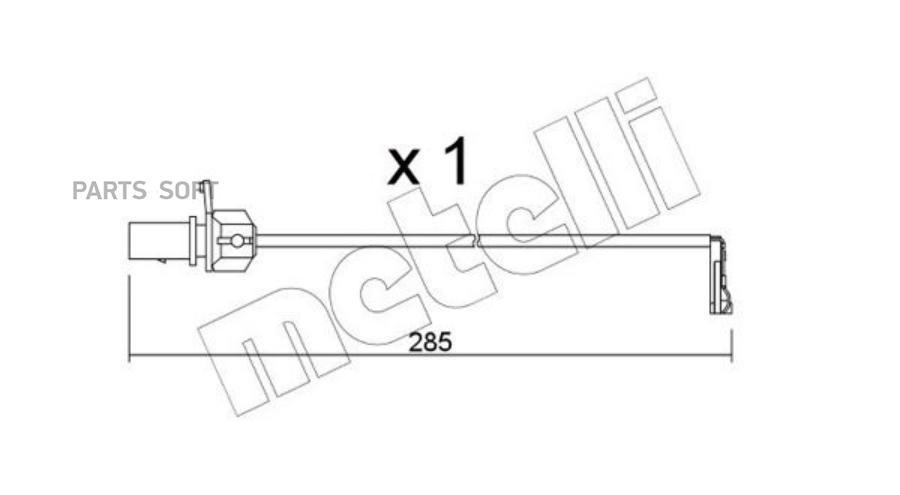 

Датчик Износа Тормозных Колодок Metelli арт. SU.345