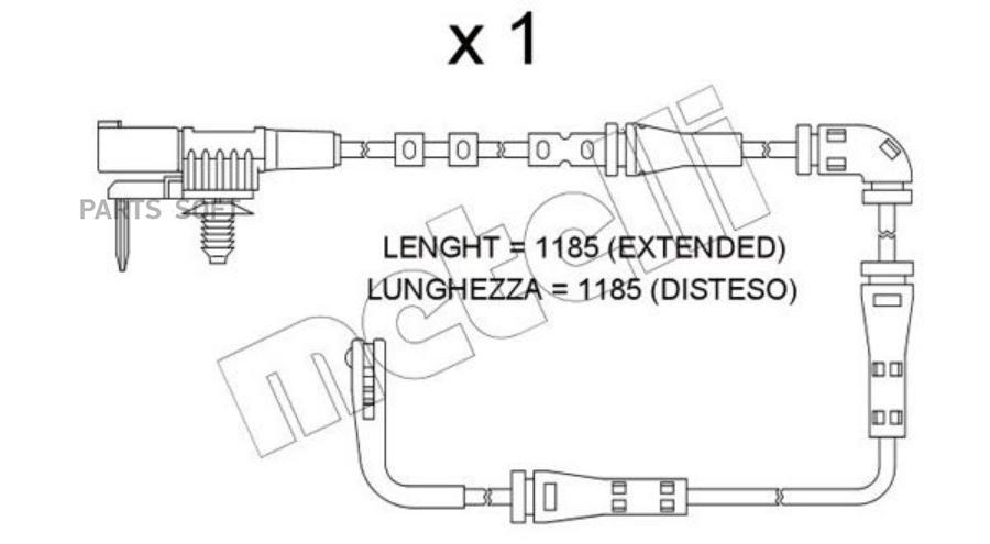 Датчик Износа Тормозных Колодок Metelli арт. SU.353