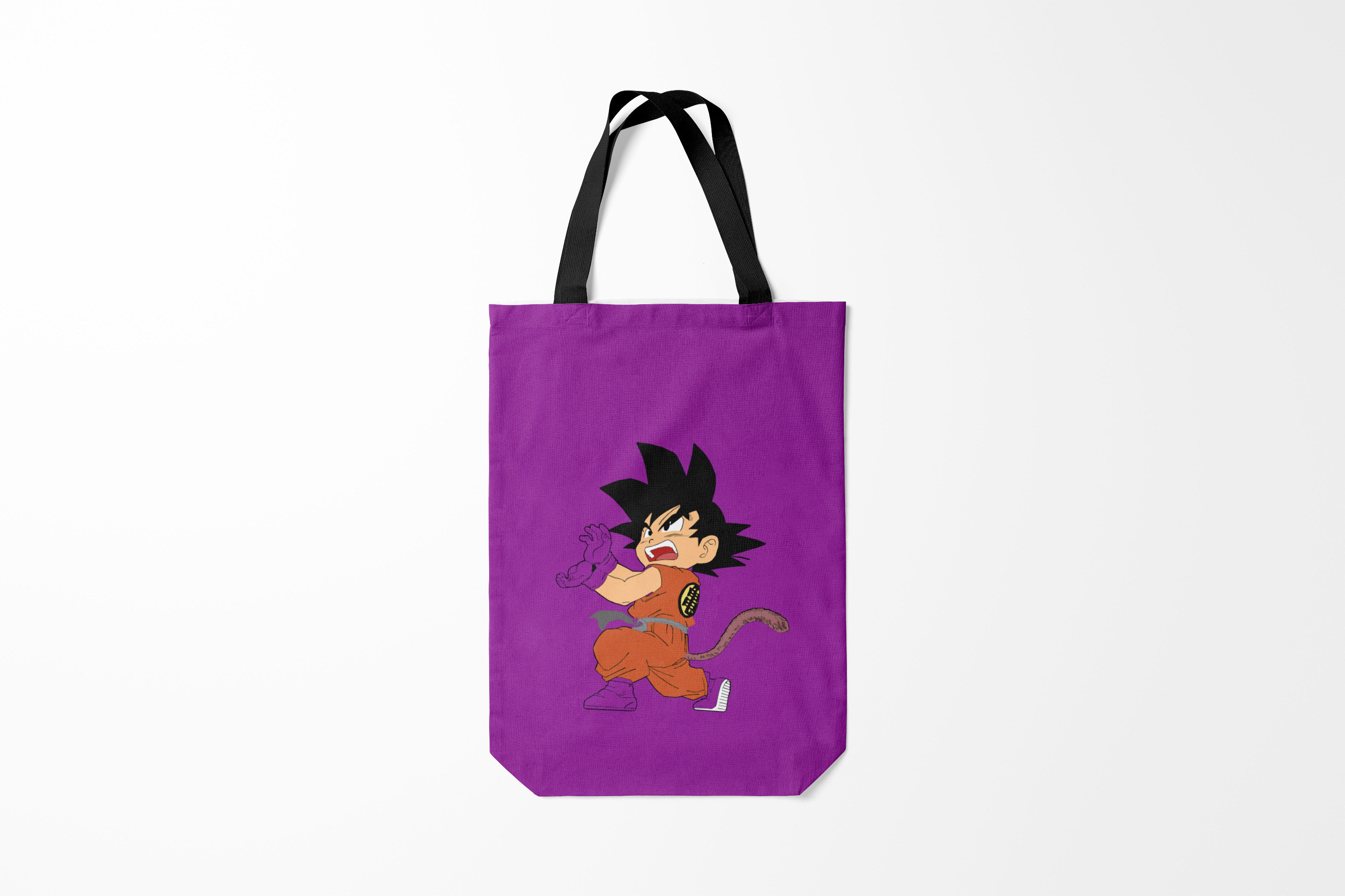 

Сумка шoппер унисекс Burnettie Dragon ball Сон Готен, фиолетовый, Dragon ball Сон Готен