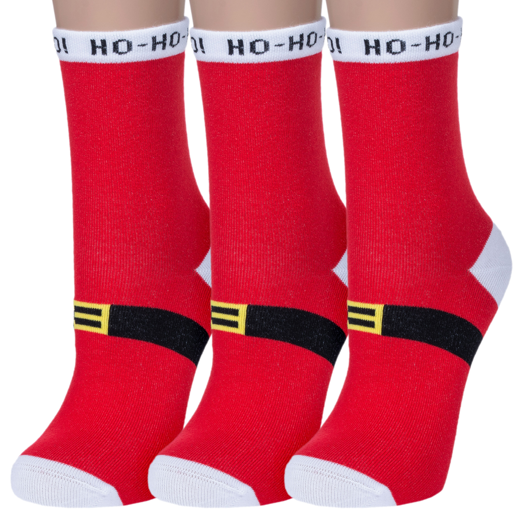 

Комплект носков женских Rusocks 3-Ж3-13849 красных 23-25, Красный, 3-Ж3-13849