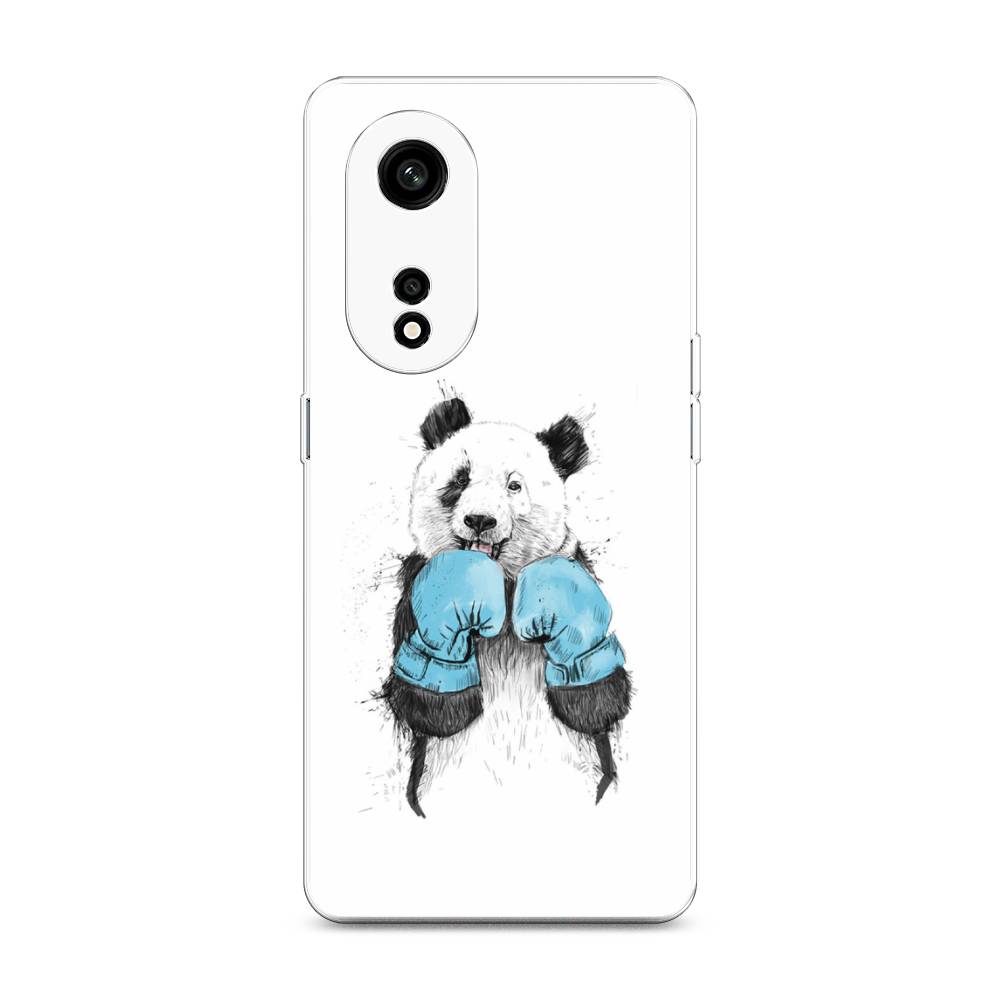 

Чехол для Oppo A1 Pro "Панда боксер", Голубой;белый;серый, 2512250-1