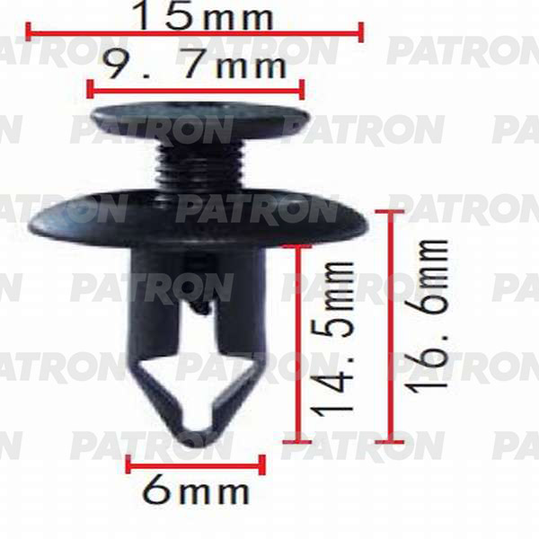 Клипса Пластмассовая Mitsubishi Применяемость: Подкрылок Patron P370492