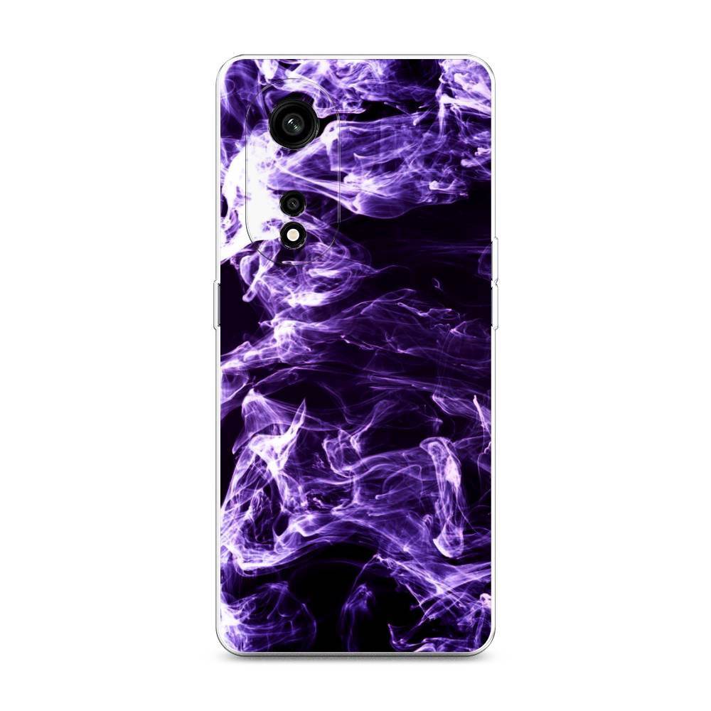 

Чехол на Oppo A1 Pro "Фиолетовый дым", Фиолетовый;белый;черный, 2512250-3