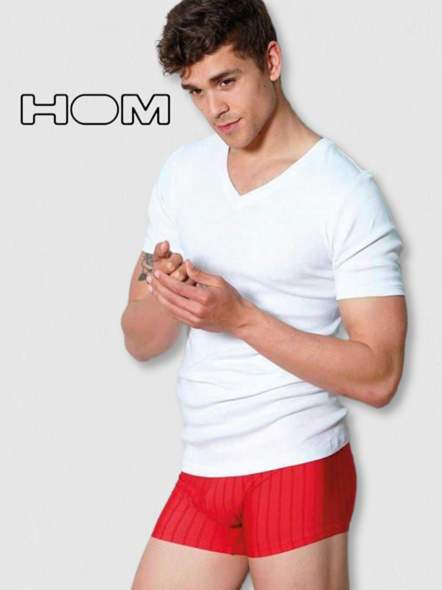 

Трусы мужские Hom 401336 красные XL, Красный, 401336