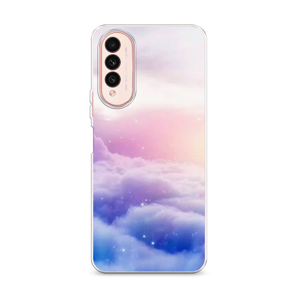 

Чехол на Wiko T50 "Небеса", Голубой;белый;розовый, 3400350-2