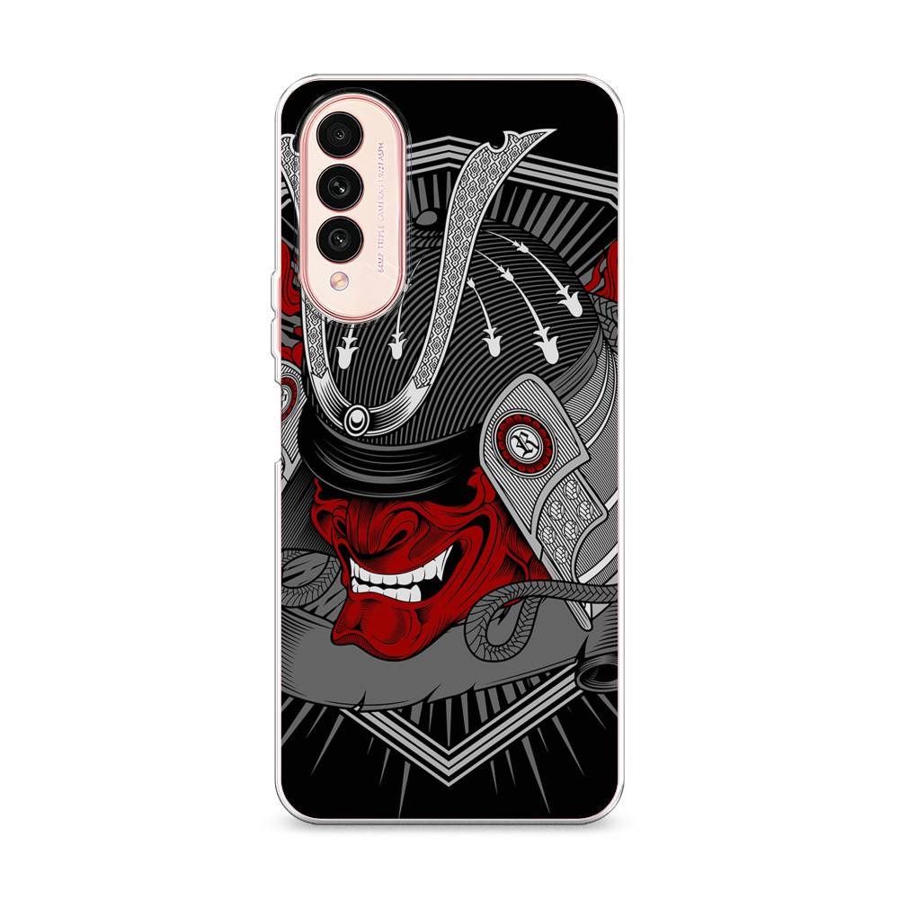 

Чехол на Wiko T50 "Красная маска самурая", Белый;красный;черный, 3400350-4