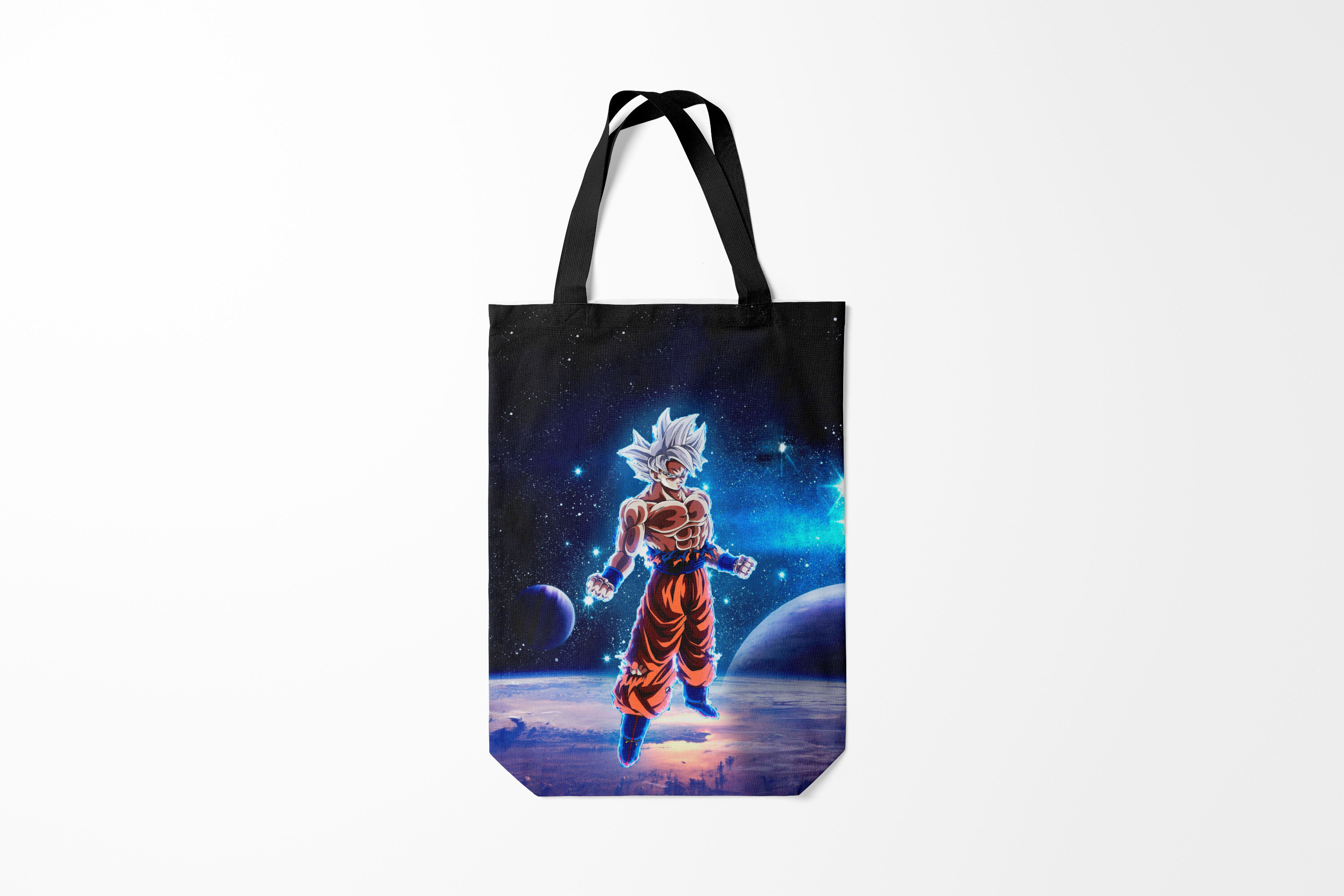 

Сумка шoппер унисекс Burnettie Dragon ball Goku on a planet,, Dragon ball Goku on a planet