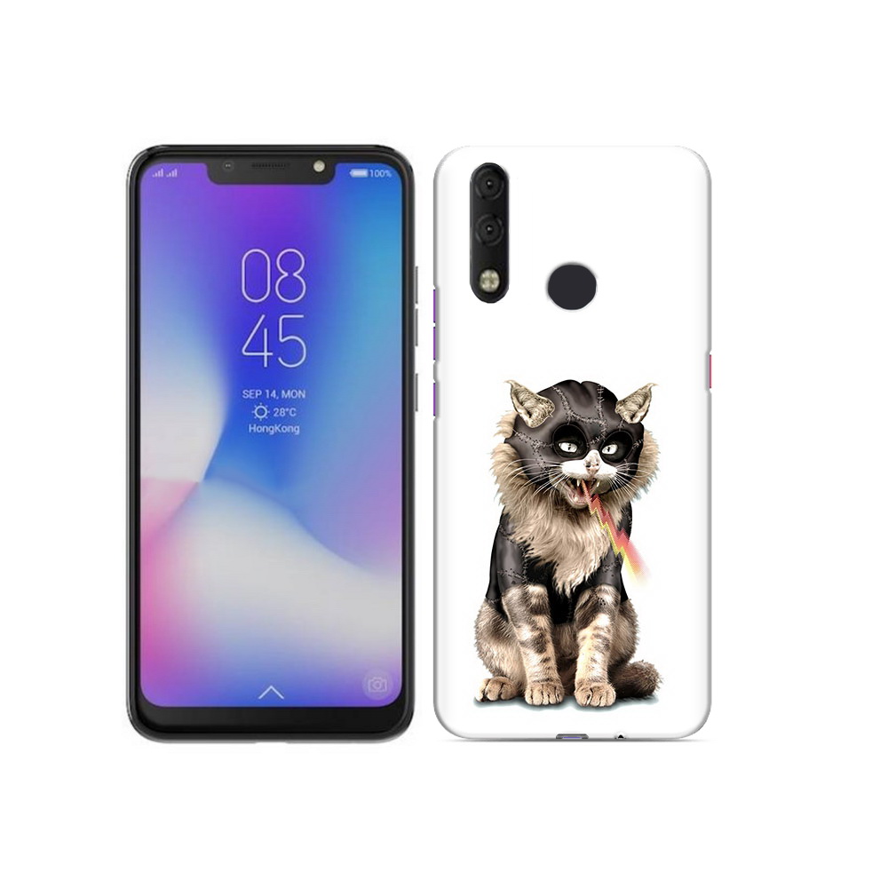 

Чехол MyPads Tocco для Tecno Camon 11 Pro дьяволский кот, Tocco
