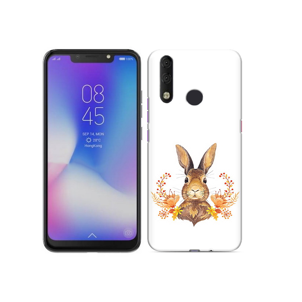 

Чехол MyPads Tocco для Tecno Camon 11 Pro зайка в цветах, Tocco