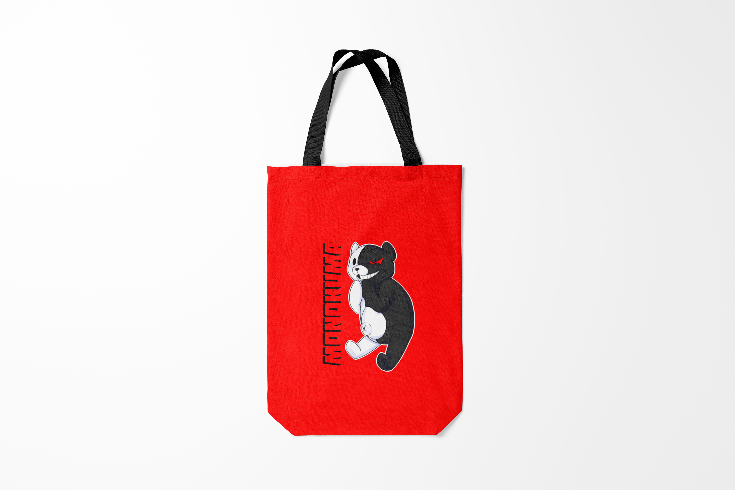 

Сумка шoппер унисекс Burnettie Danganronpa МОНОКУМА, красный, Danganronpa МОНОКУМА