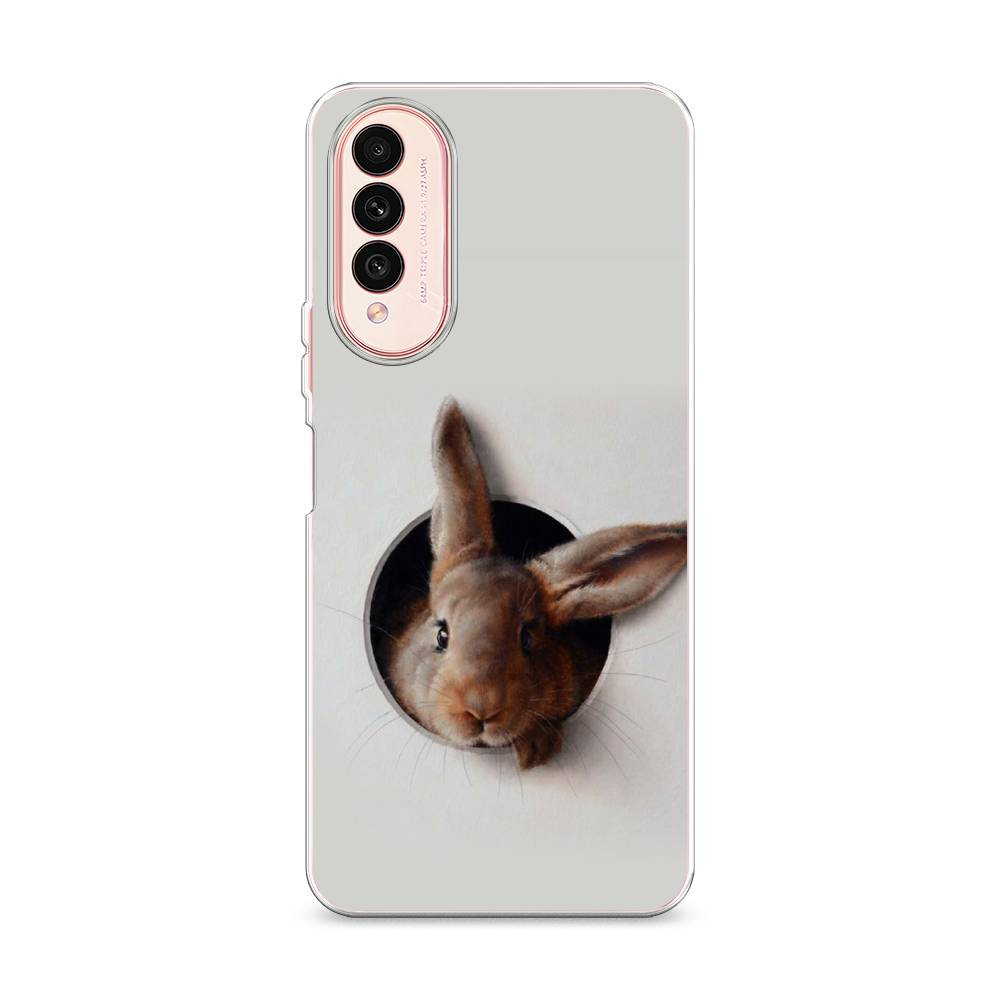 

Чехол на Wiko T50 "Любопытный кролик", Серый;коричневый, 3400350-1