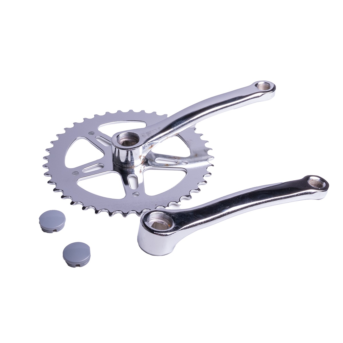 Система шатунов для велосипеда STELS под ромб 152 мм сталь хром 580287 999₽