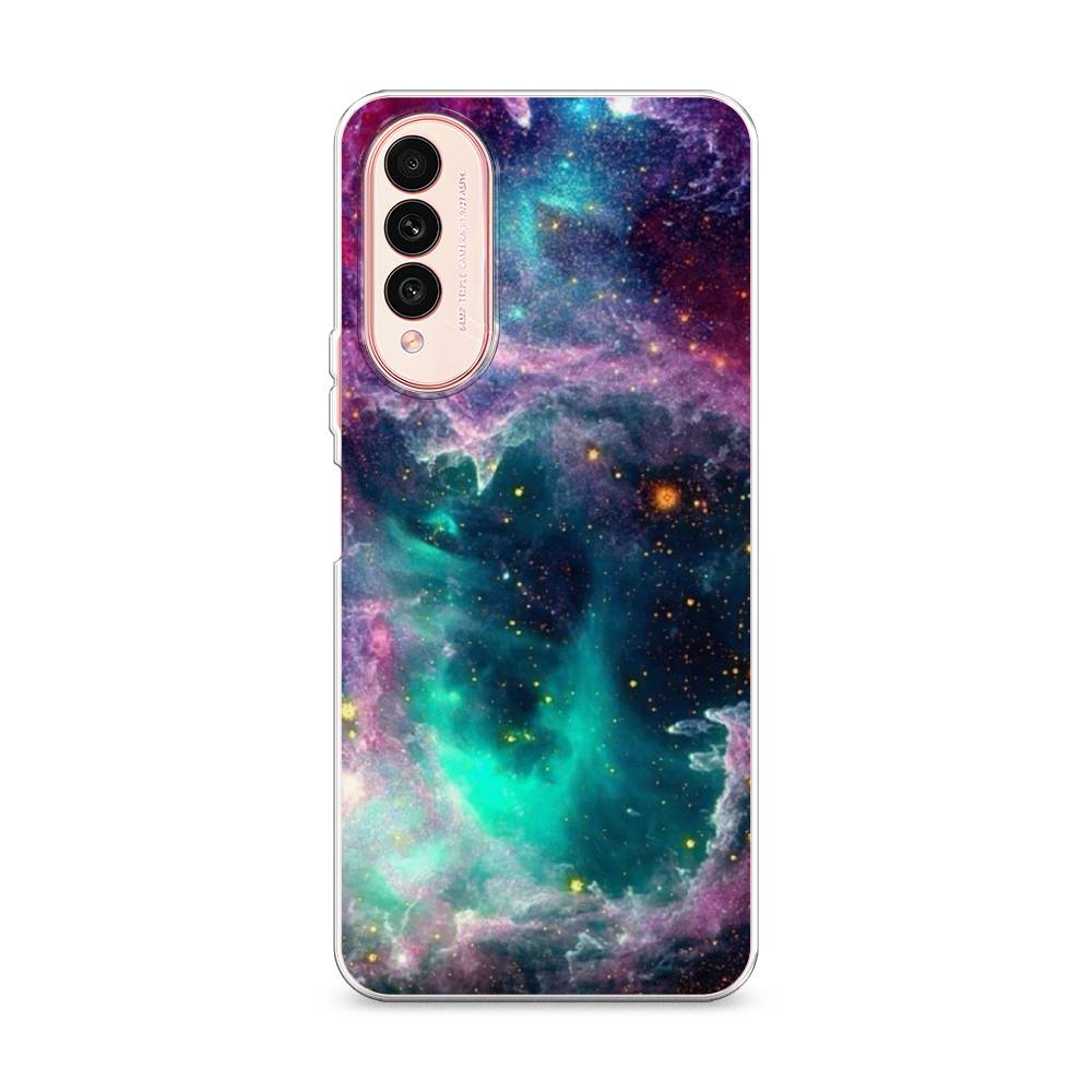 

Чехол на Wiko T50 "Звездные облака", Розовый;бежевый, 3400350-2