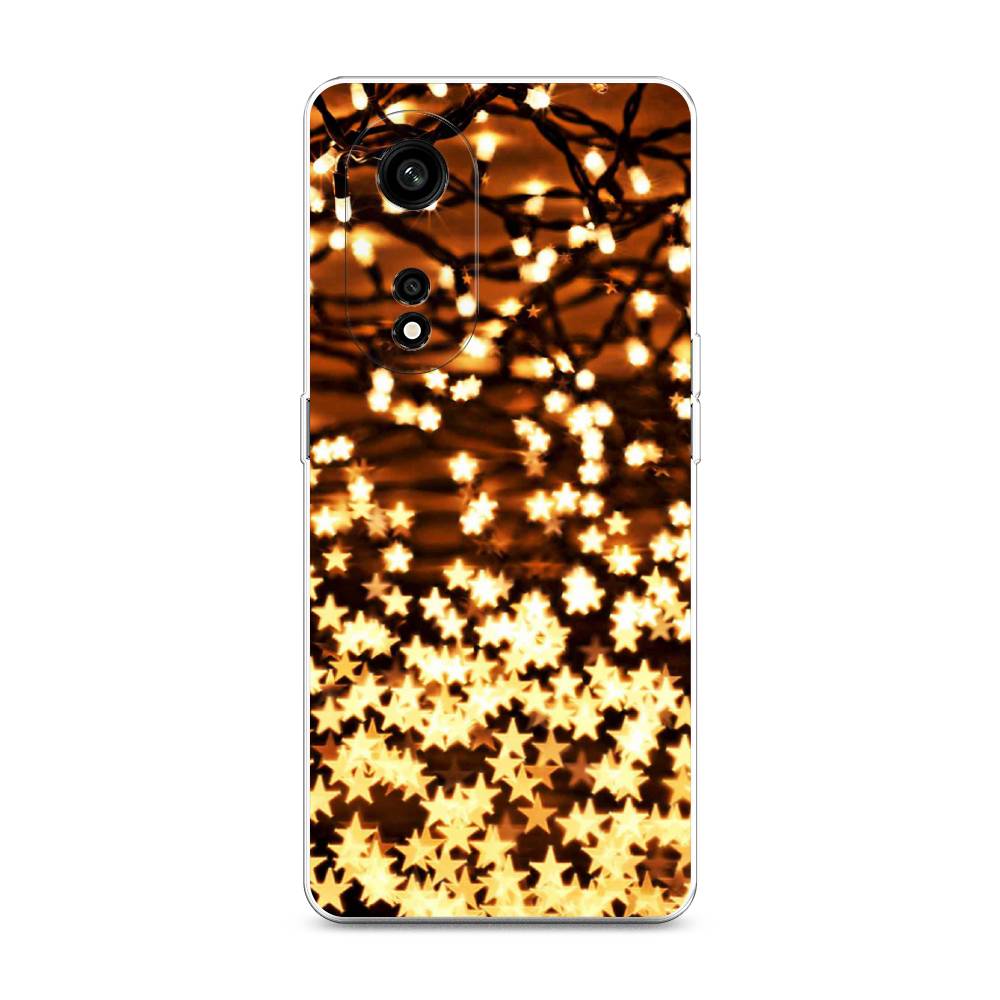 

Чехол для Oppo A1 Pro "Новогодняя гирлянда", Золотистый, 2512250-5