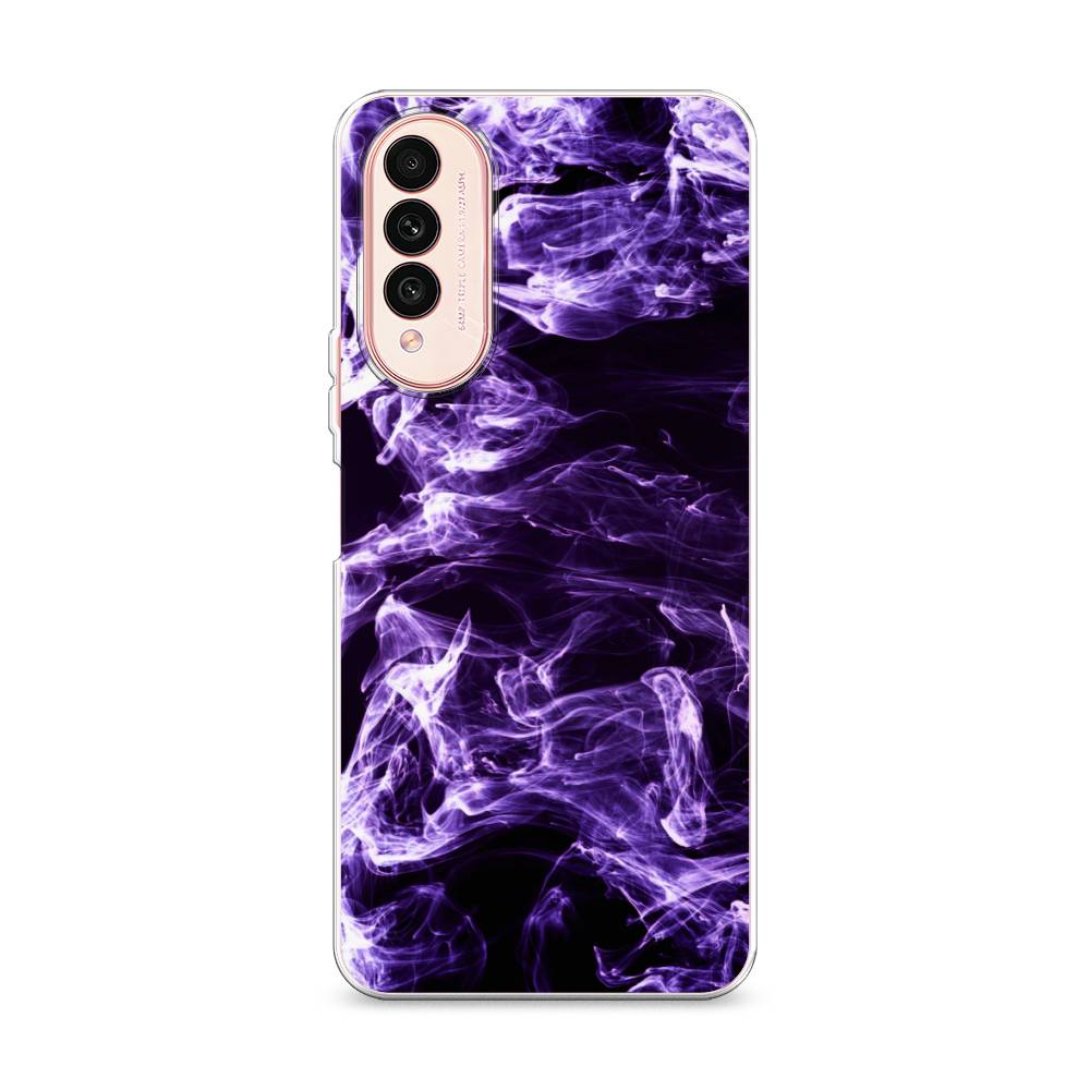 

Чехол на Wiko T50 "Фиолетовый дым", Фиолетовый;белый;черный, 3400350-3