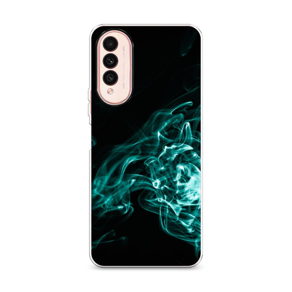

Чехол на Wiko T50 "Дым", Голубой;черный, 3400350-3