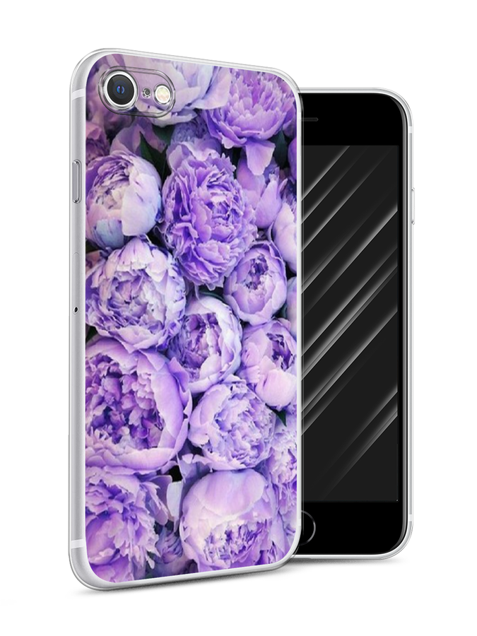 

Чехол Awog на Apple iPhone 7 / Айфон 7 "Пионы сиреневые", Разноцветный, 10650-8